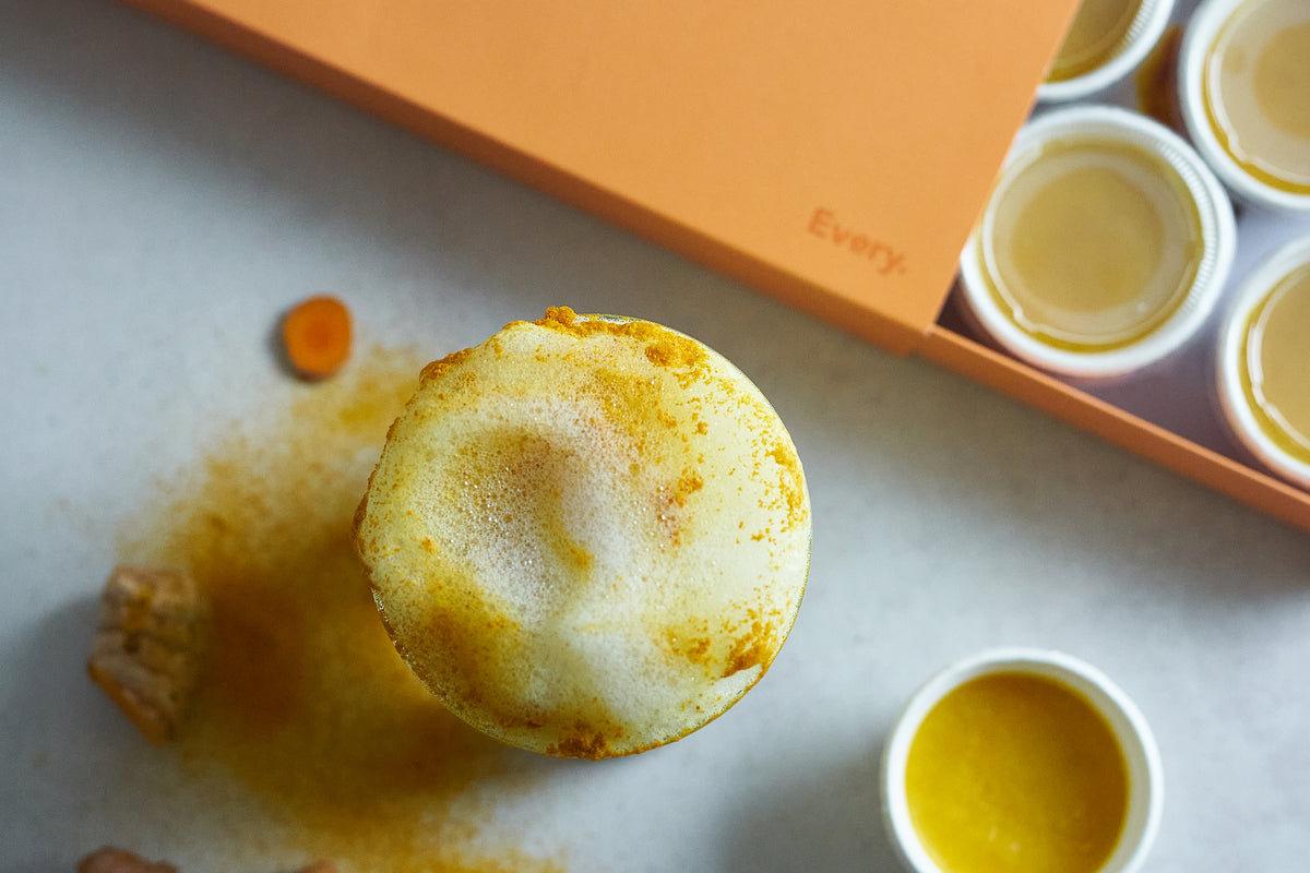 Ingwer-Kurkuma-Latte