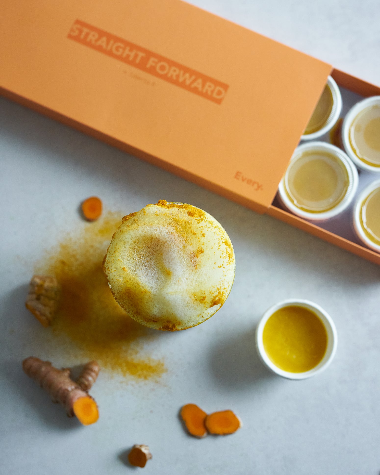 Ingwer-Kurkuma-Latte