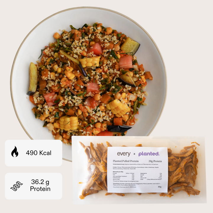 Cajun Bulgur Pilaf (High Protein)