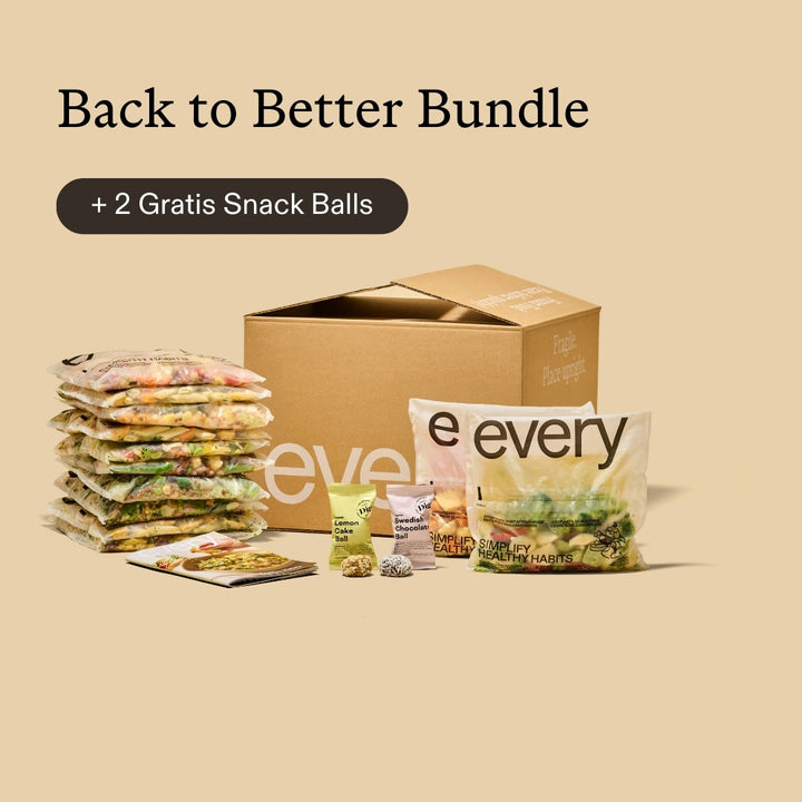 Back to Better Bundle - 12 Gerichte + 2 Snack Balls