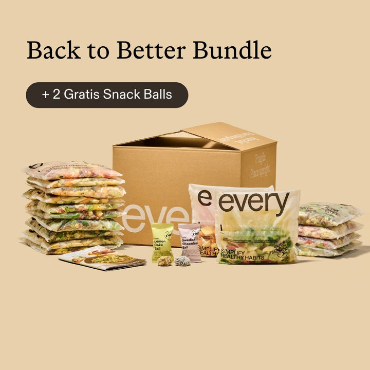 Back to Better Bundle - 16 Gerichte + 2 Snack Balls