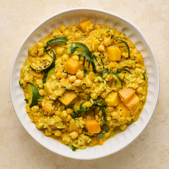 Pumpkin Zucchini Risotto